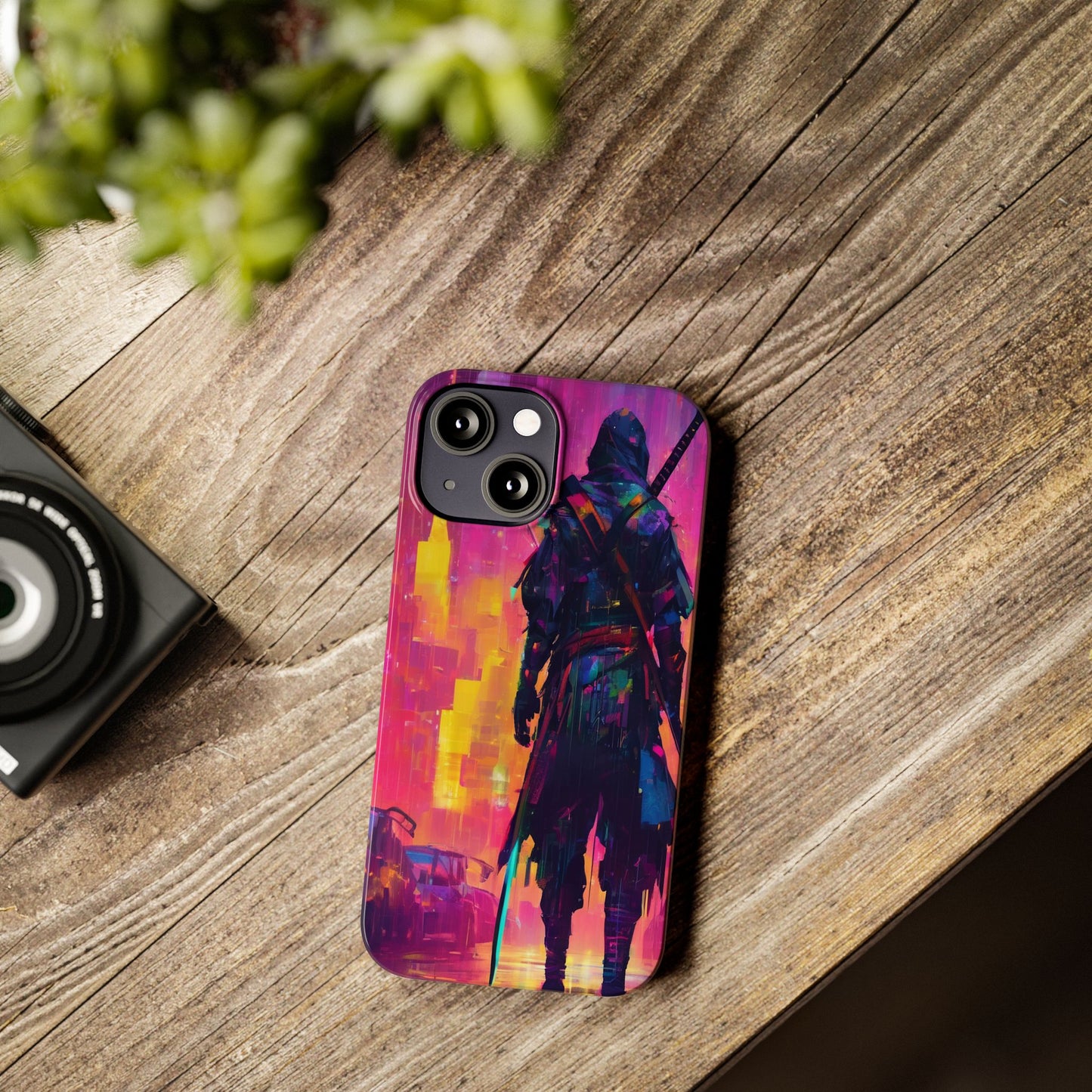 Neon Slim Phone Case for iPhone 16 - Glossy Lexan Finish