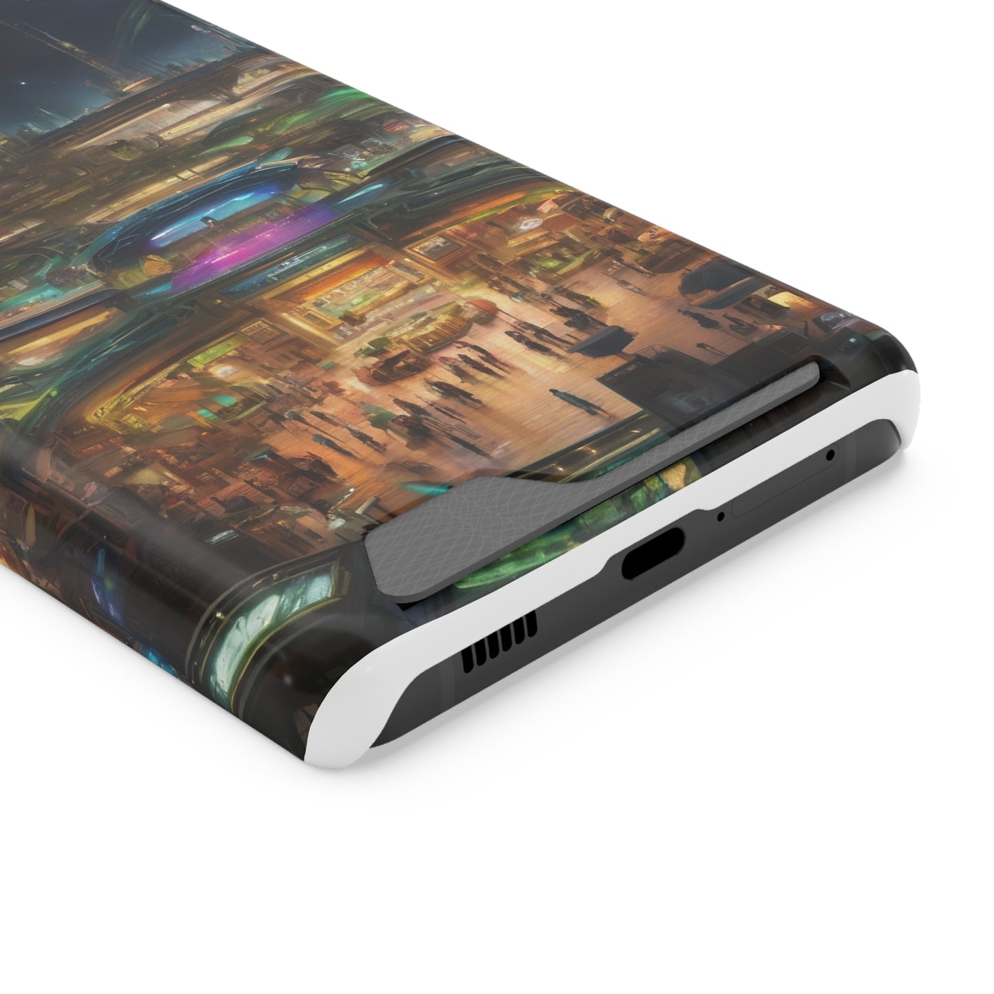 MagSafe Polycarbonate Phone Case with Card Holder - Glossy or Matte