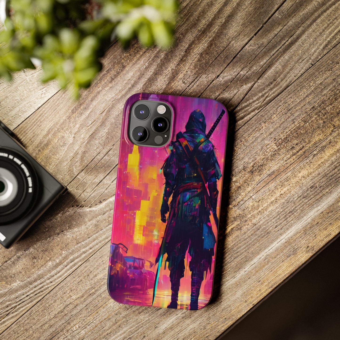 Neon Slim Phone Case for iPhone 16 - Glossy Lexan Finish