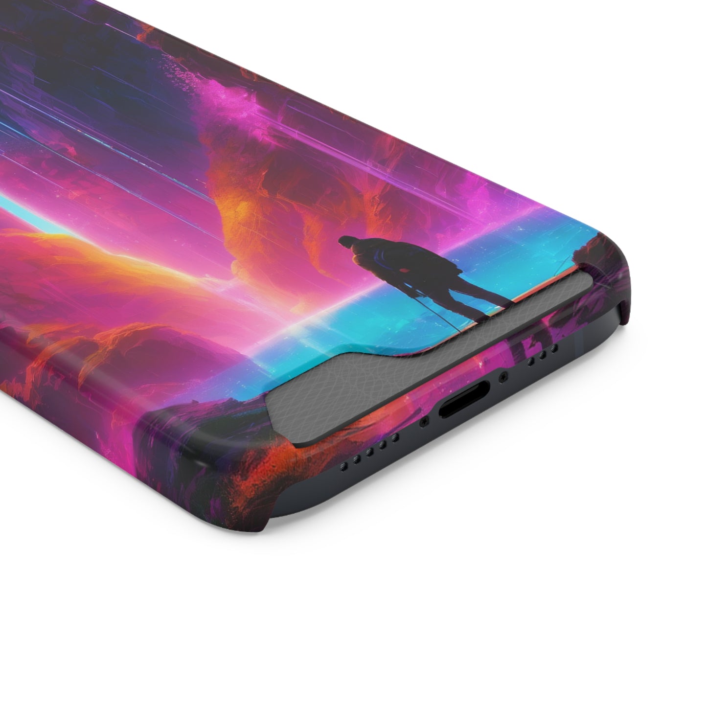 Neon Phone Case with Card Holder – MagSafe, 1 Card Slot