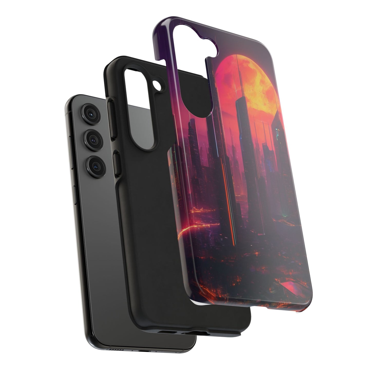Tough Phone Case: Shockproof 2-Piece TPU/PC Shell