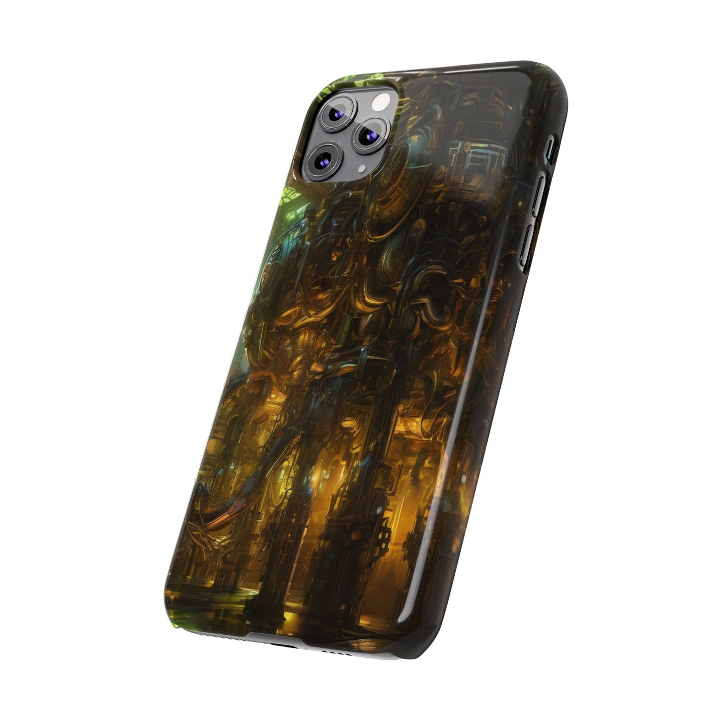 Slim Phone Case for iPhone 16 - Glossy Ultra-Thin Polycarbonate