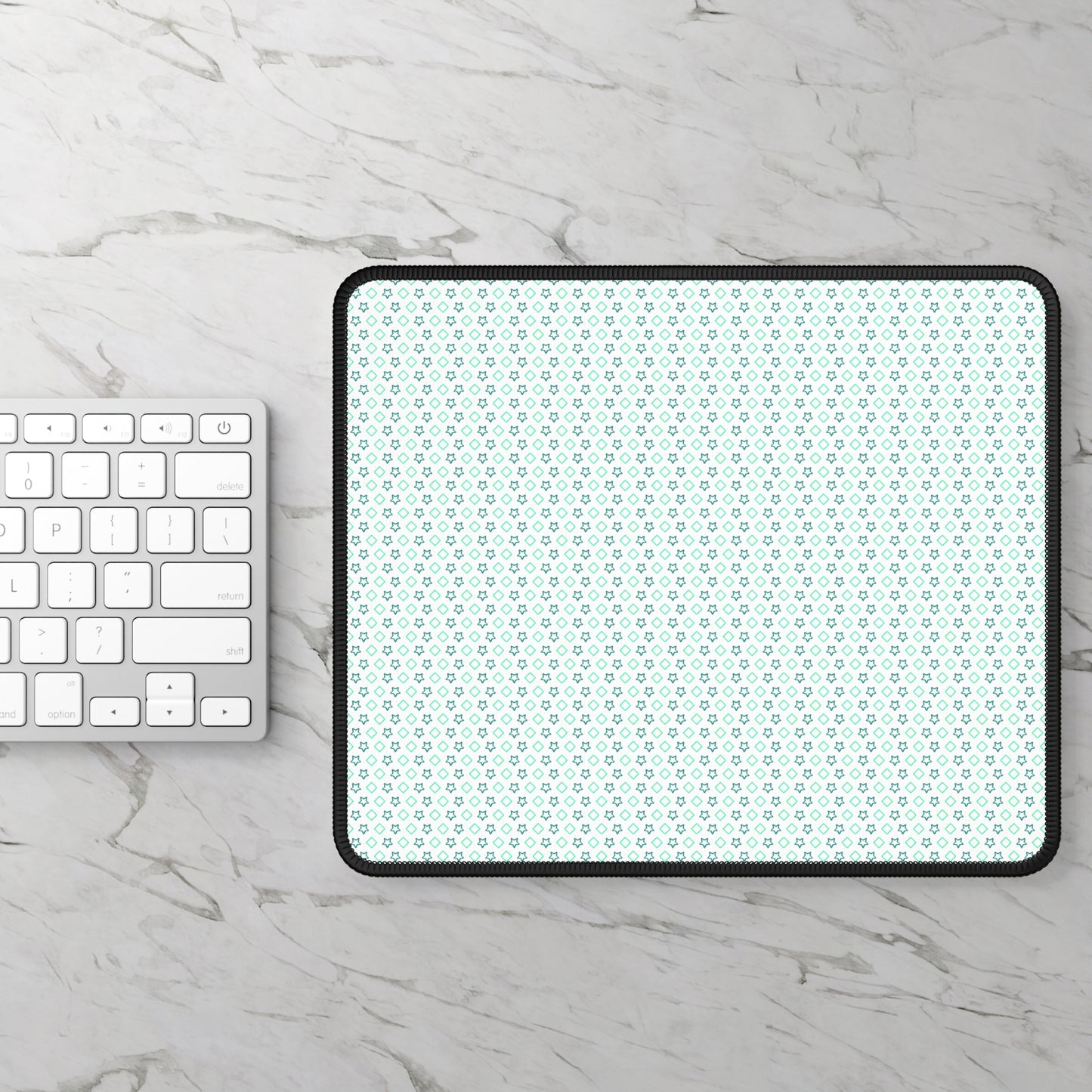 Custom Gaming Mouse Pad 9x7 - Neoprene, Stitched Edge