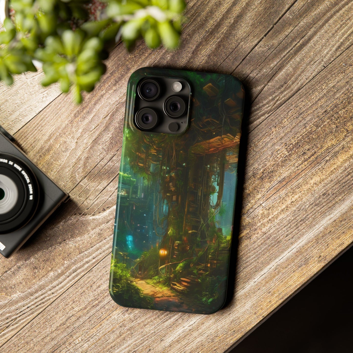 Neon Slim Phone Case for iPhone 16 Glossy Lexan