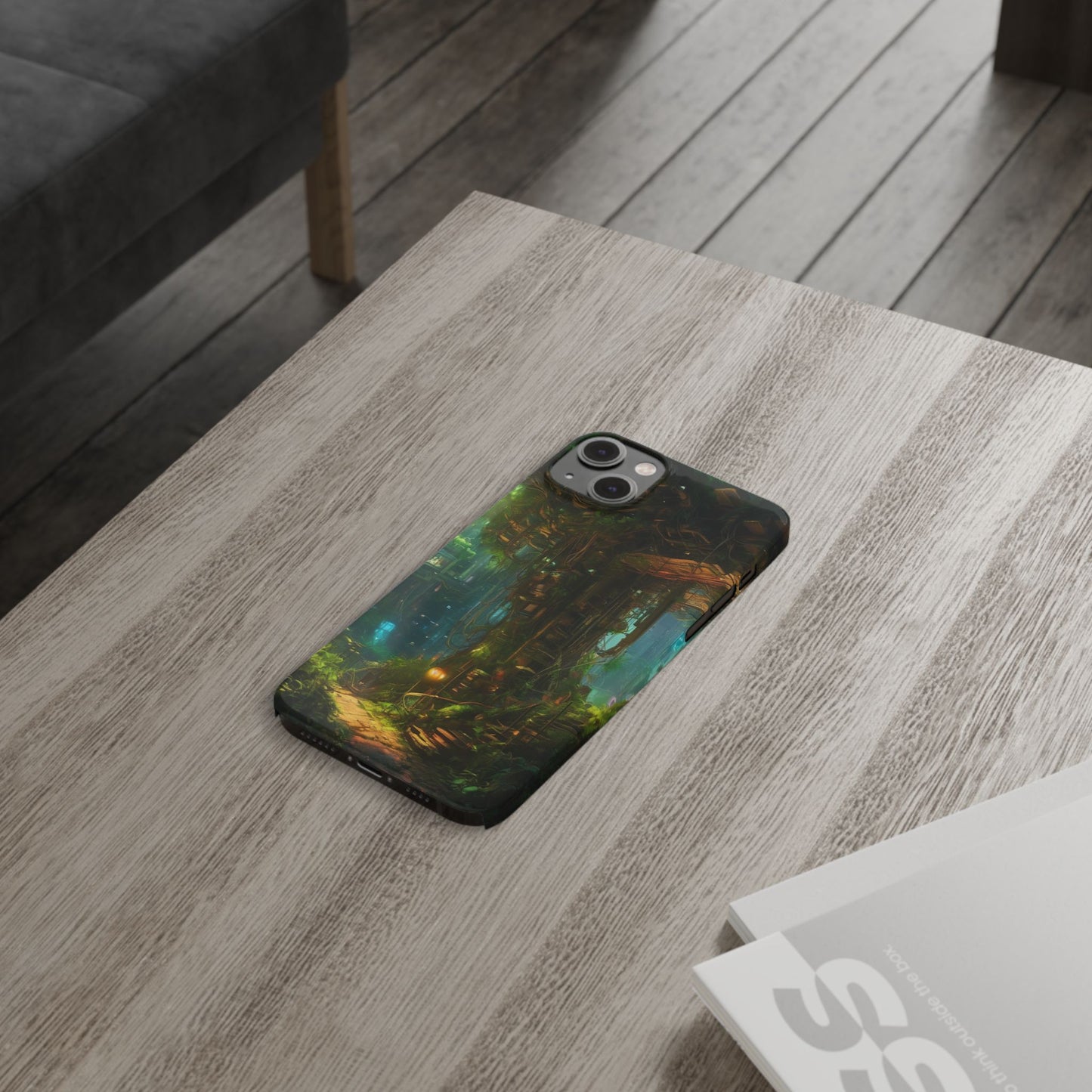 Neon Slim Phone Case for iPhone 16 Glossy Lexan