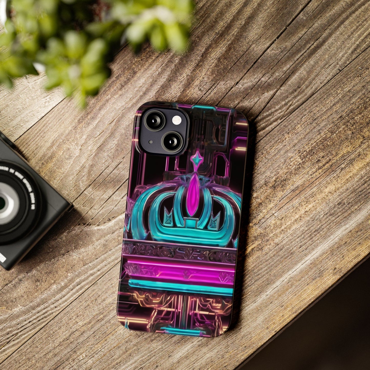 Slim Phone Case for iPhone 16 - Glossy, Lightweight, Impact-Resistant