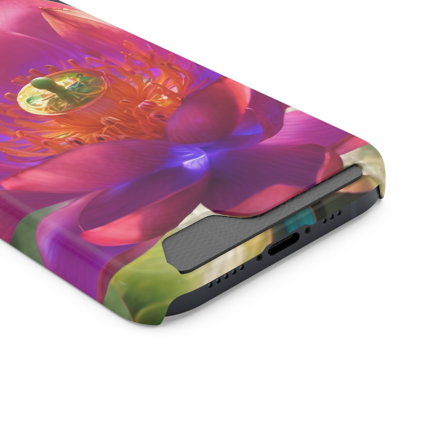 Neon Phone Case with Card Holder - MagSafe Polycarbonate Glossy/Matte