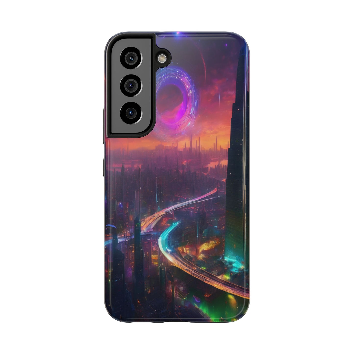Tough Phone Case – Shockproof TPU/Polycarbonate for iPhone & Samsung