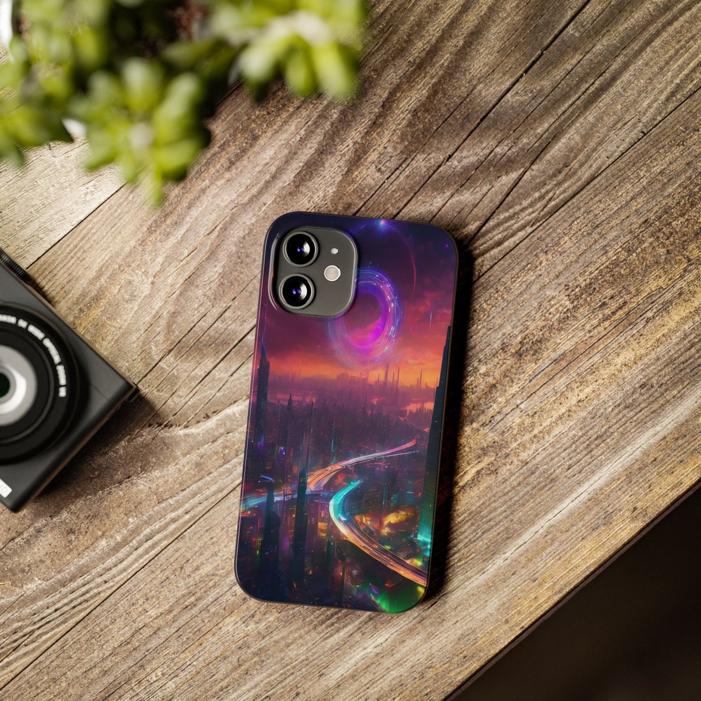 Slim Glossy Phone Case for iPhone 16 – Lexan PC