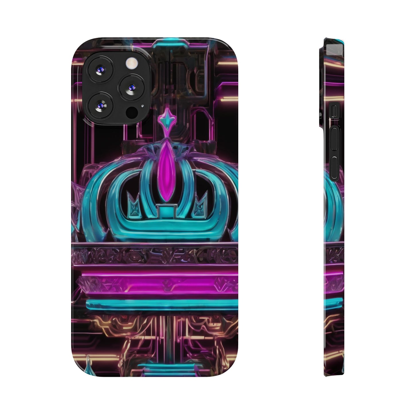 Slim Phone Case for iPhone 16 - Glossy, Lightweight, Impact-Resistant