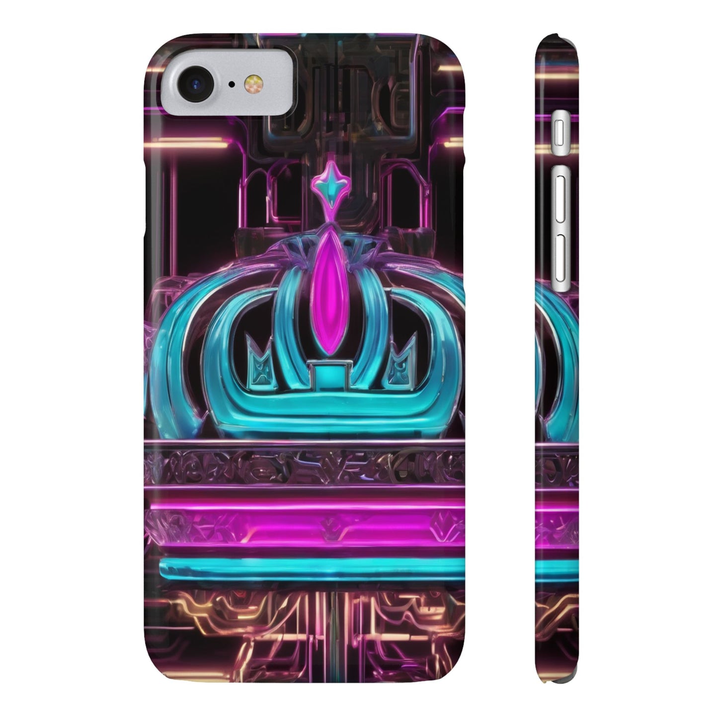 Slim Phone Case for iPhone 16 - Glossy, Lightweight, Impact-Resistant