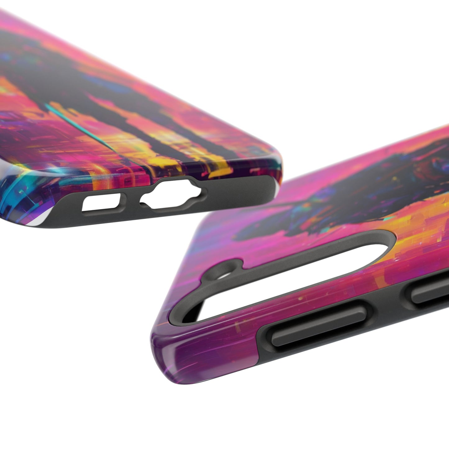 Rugged Phone Case - Impact-Resistant TPU/PC, iPhone & Samsung