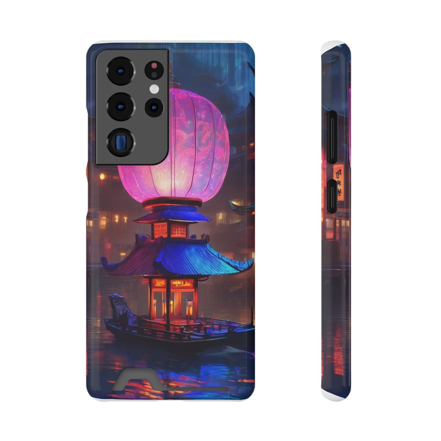 Neon Card Holder Phone Case - MagSafe, 1 Card Slot, Polycarbonate