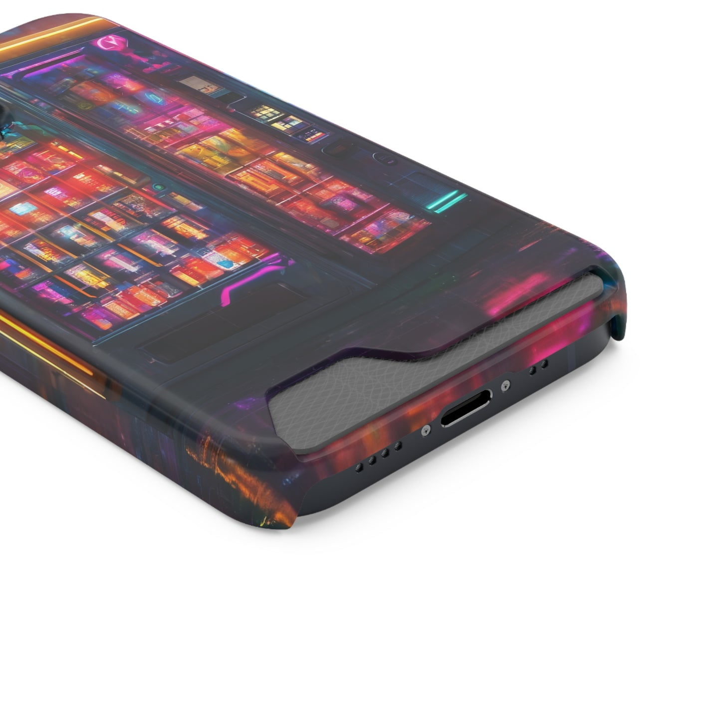Phone Case with Card Holder - Impact-Resistant Polycarbonate, MagSafe