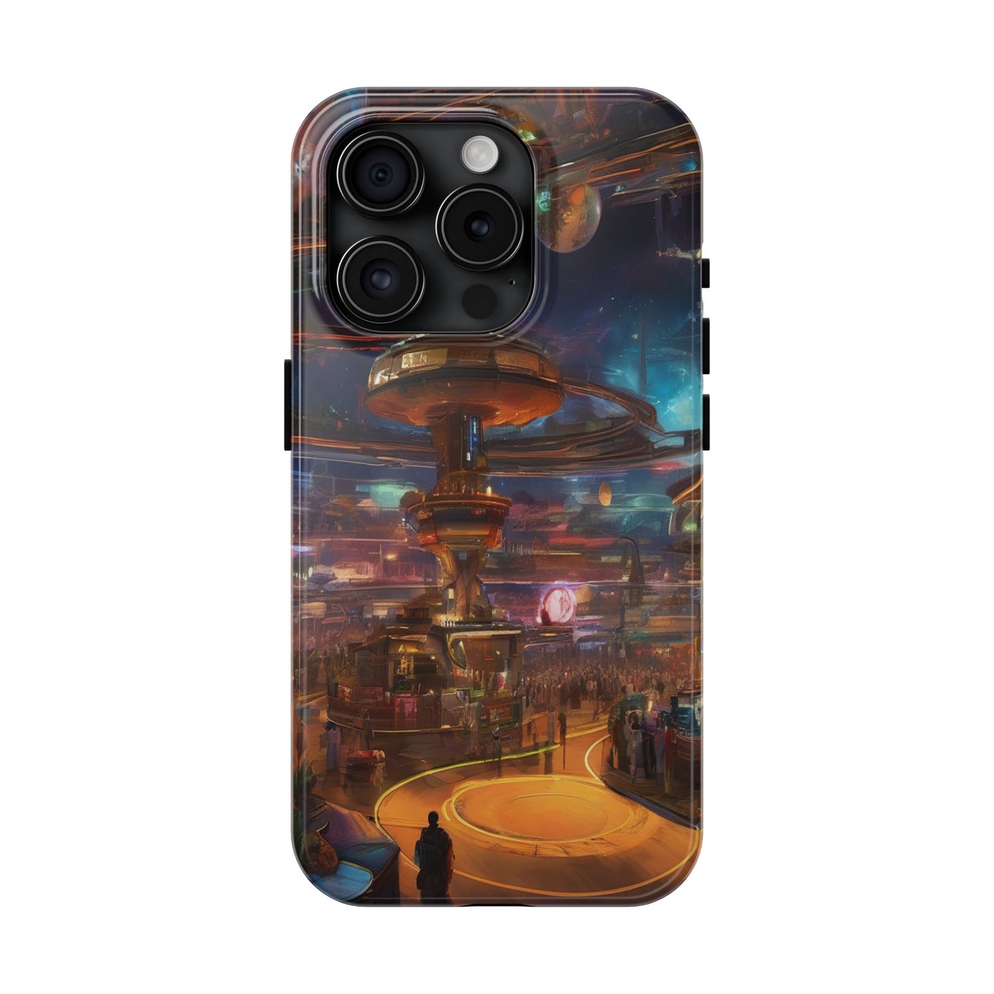 Tough Phone Case - 2-Piece Impact-Resistant Glossy Shield