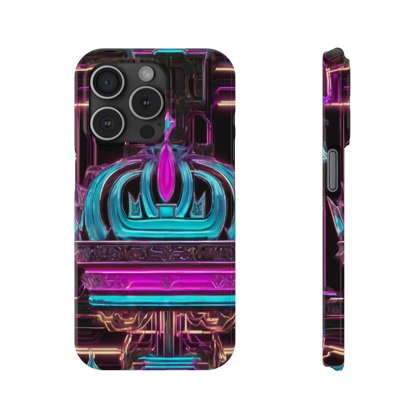 Slim Phone Case for iPhone 16 - Glossy, Lightweight, Impact-Resistant