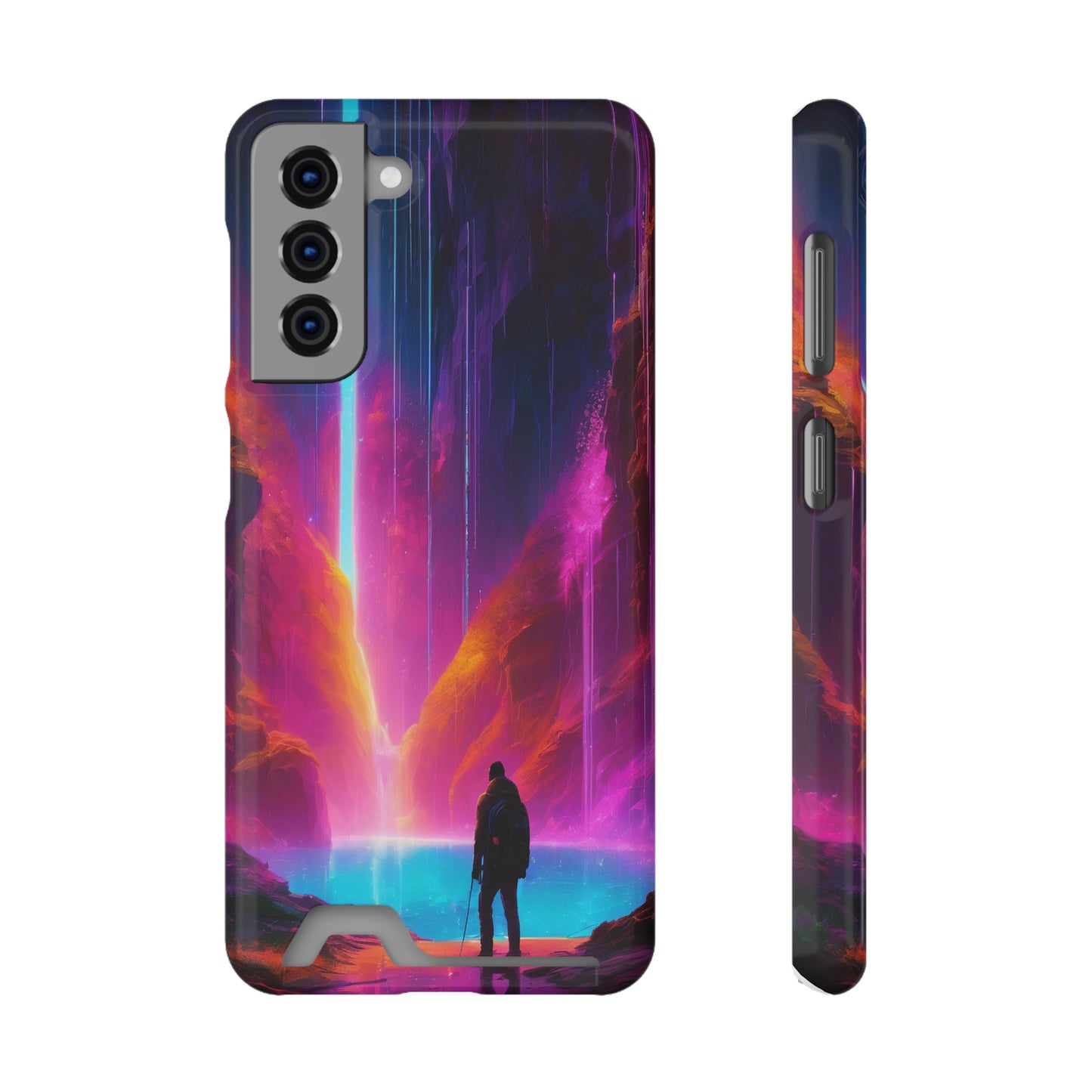 Neon Phone Case with Card Holder – MagSafe, 1 Card Slot