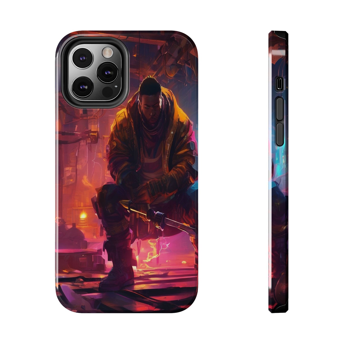Tough Phone Case - Shockproof TPU & PC Shell for iPhone & Samsung