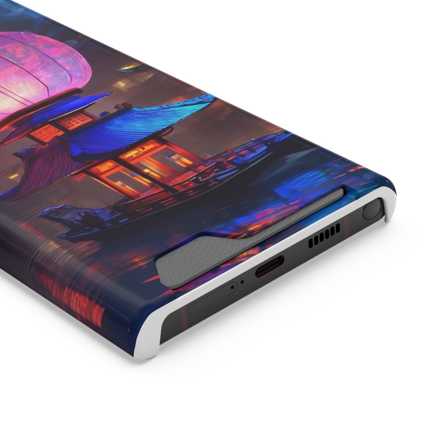 Neon Card Holder Phone Case - MagSafe, 1 Card Slot, Polycarbonate