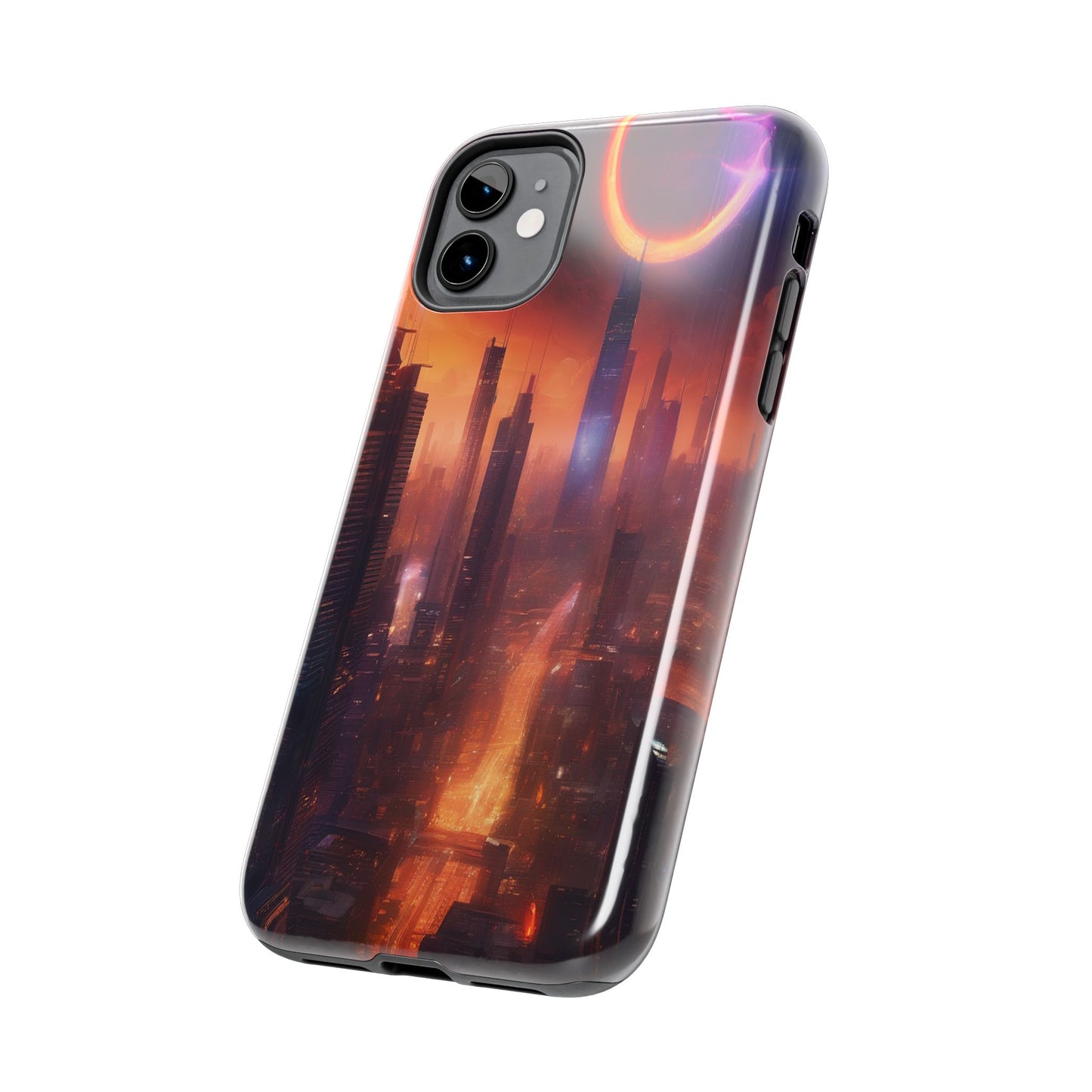Rugged Phone Case - Impact-Resistant Dual-Layer TPU/PC, Glossy
