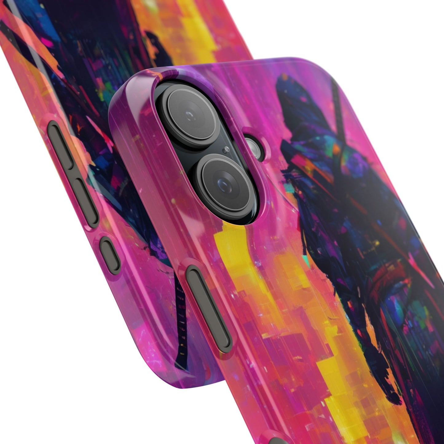 Neon Slim Phone Case for iPhone 16 - Glossy Lexan Finish
