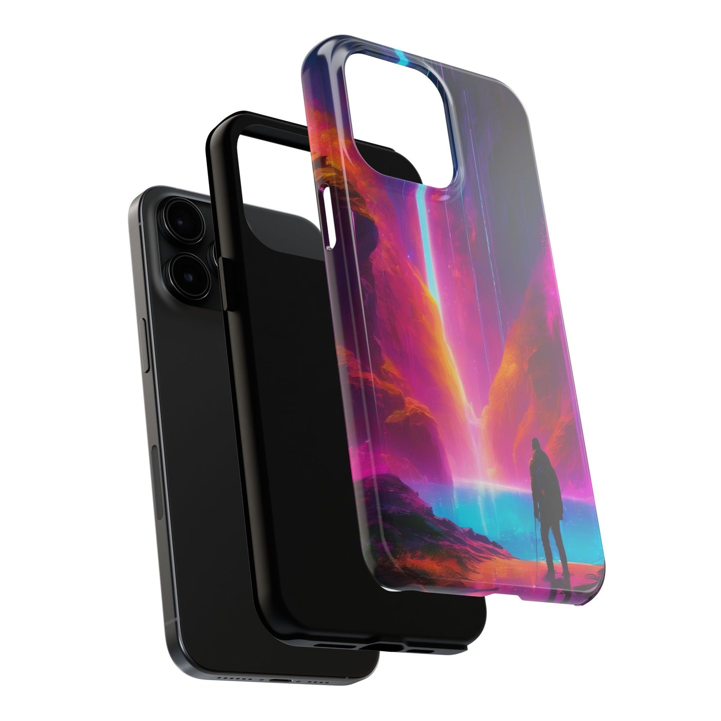 Tough Phone Case with TPU & PC Shell – Shockproof for iPhone/Samsung
