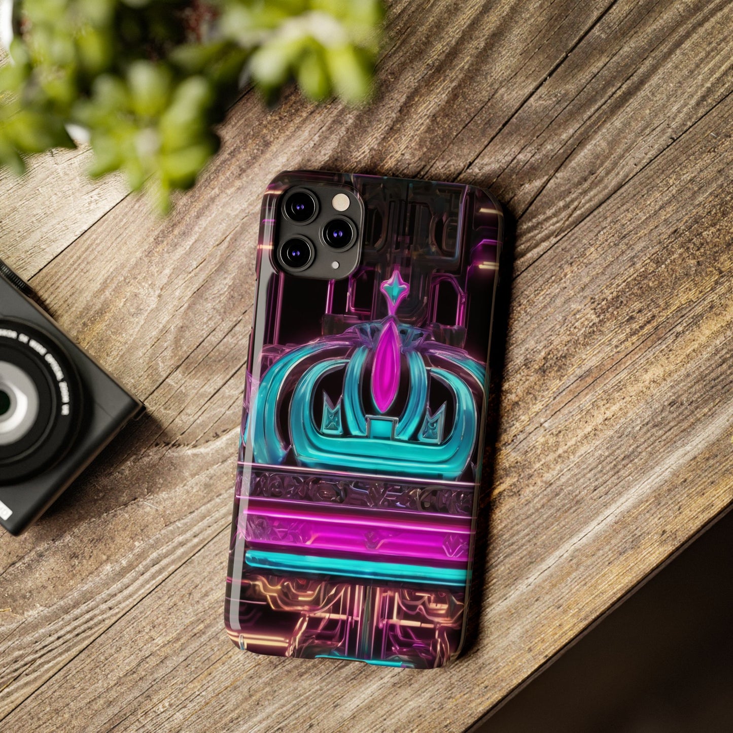 Slim Phone Case for iPhone 16 - Glossy, Lightweight, Impact-Resistant