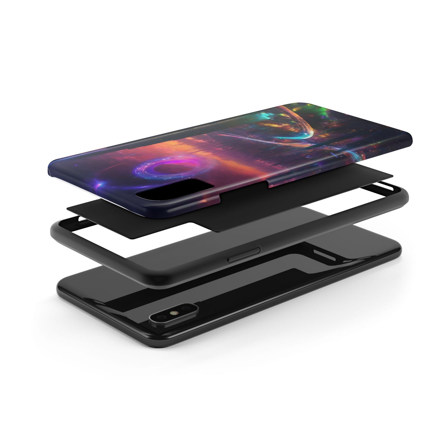 Tough Phone Case – Shockproof TPU/Polycarbonate for iPhone & Samsung