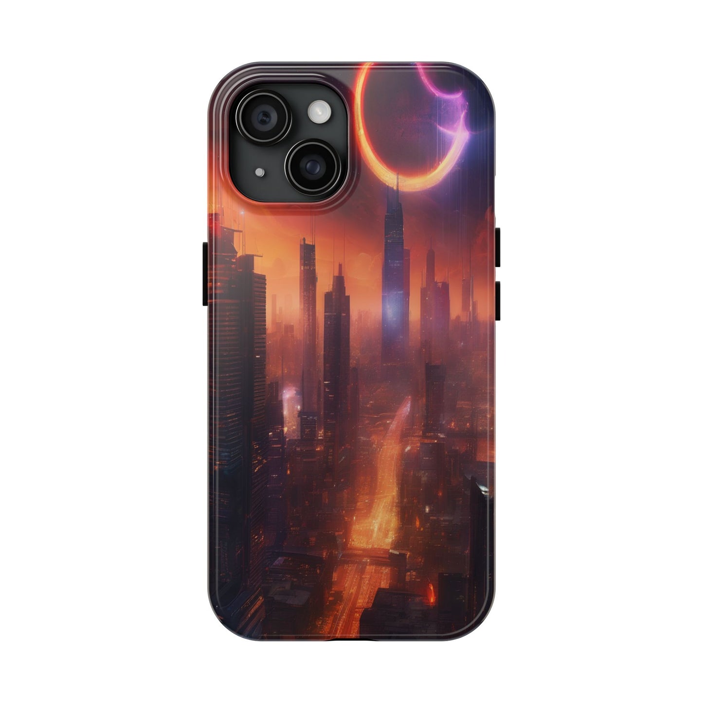 Rugged Phone Case - Impact-Resistant Dual-Layer TPU/PC, Glossy