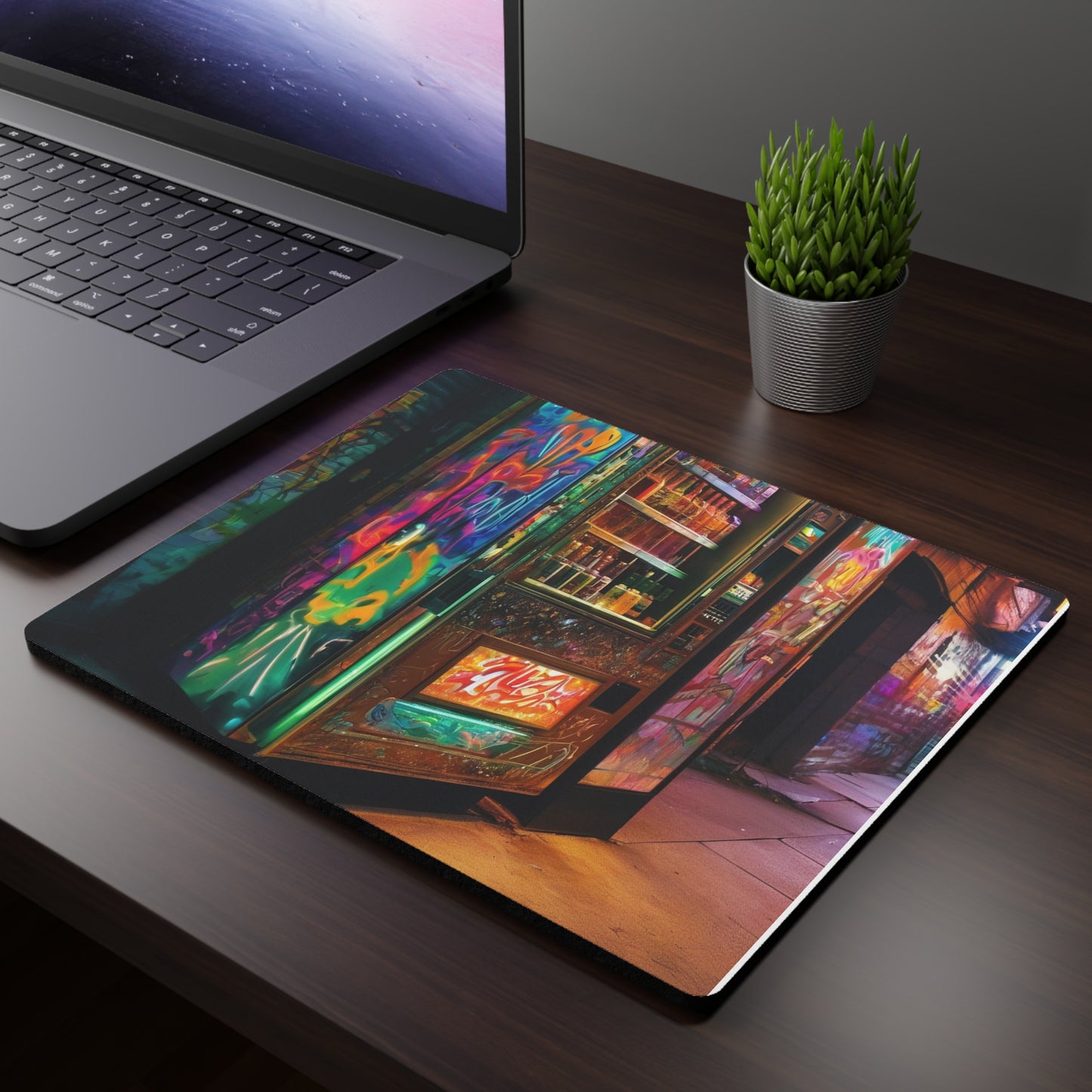 Custom Mouse Pad 9.3x7.8 in White Cloth Non-Slip Backing