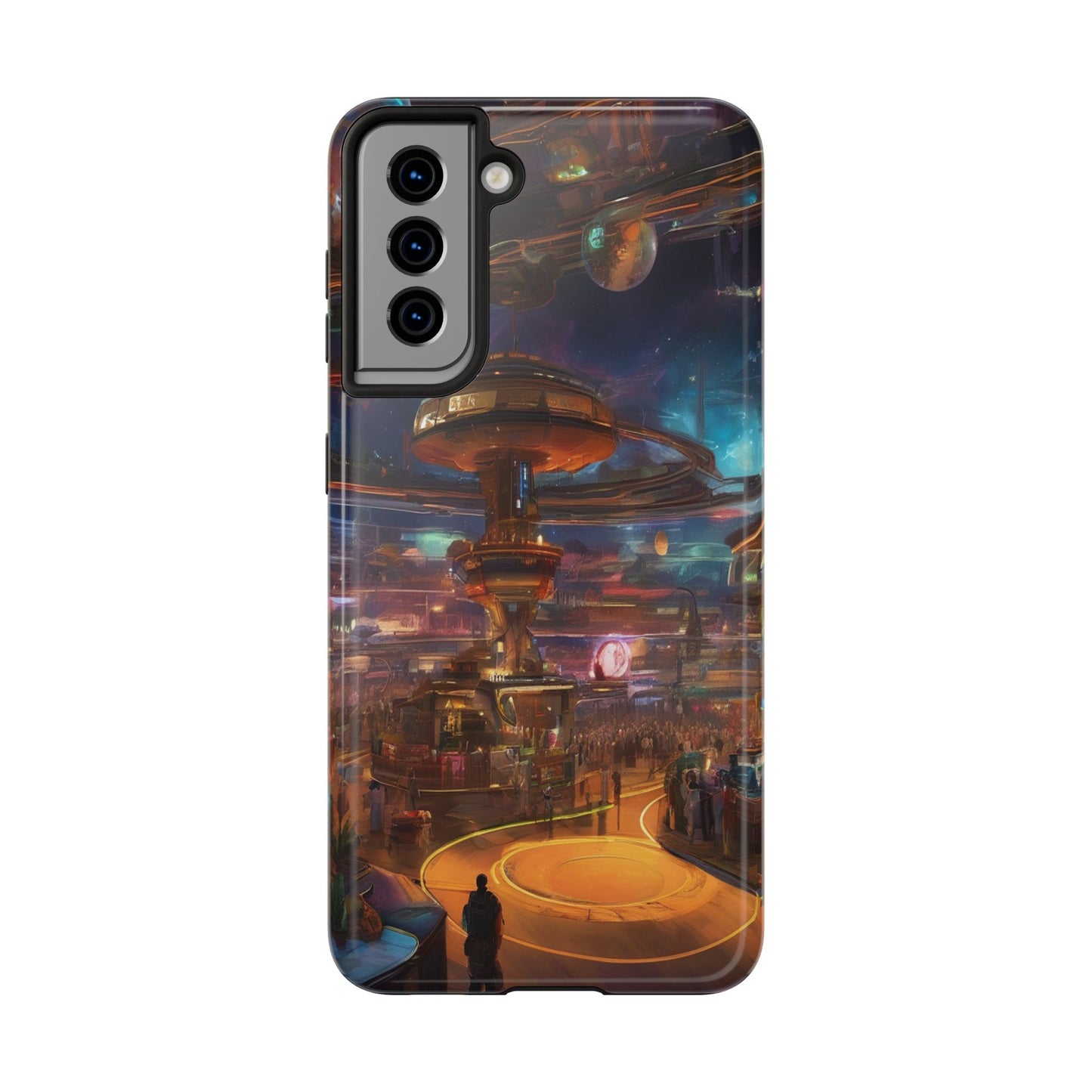 Tough Phone Case - 2-Piece Impact-Resistant Glossy Shield