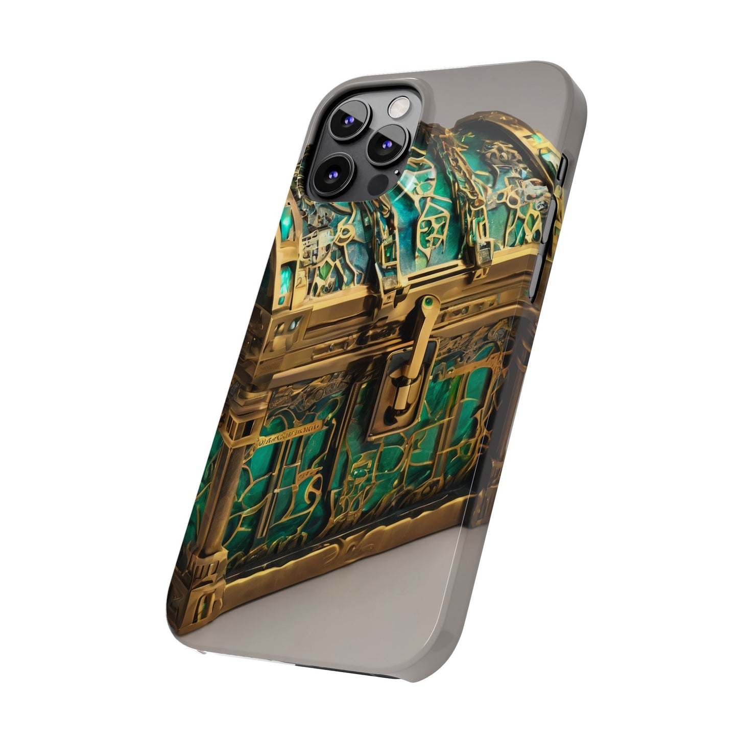 iPhone 16 Slim Phone Case: Glossy Lexan, Ultra-Slim