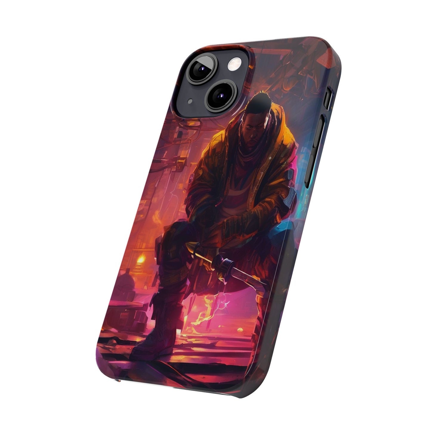 Slim Phone Case for iPhone 16 - Ultra-Thin, Glossy PC