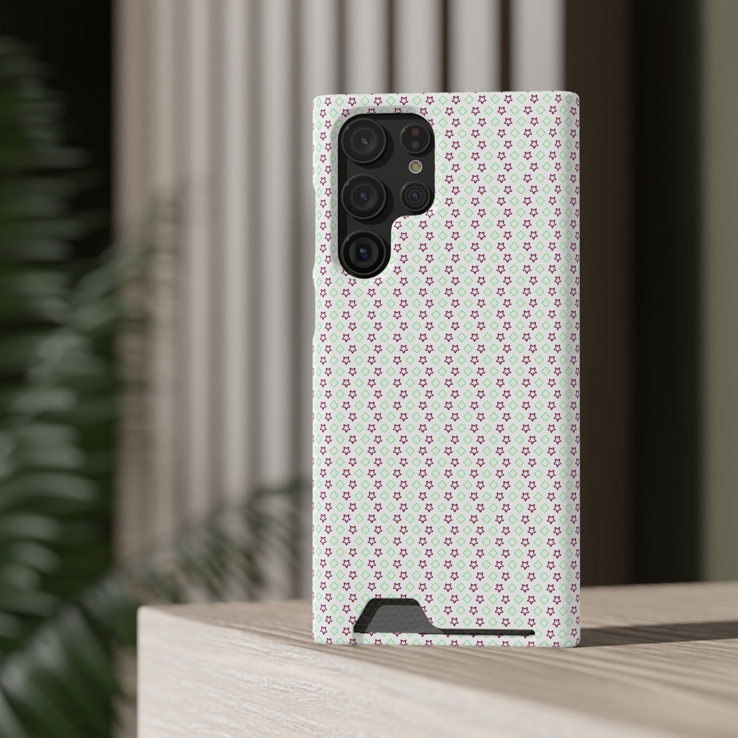 Neon Card-Holder Phone Case - Glossy/Matte Finish