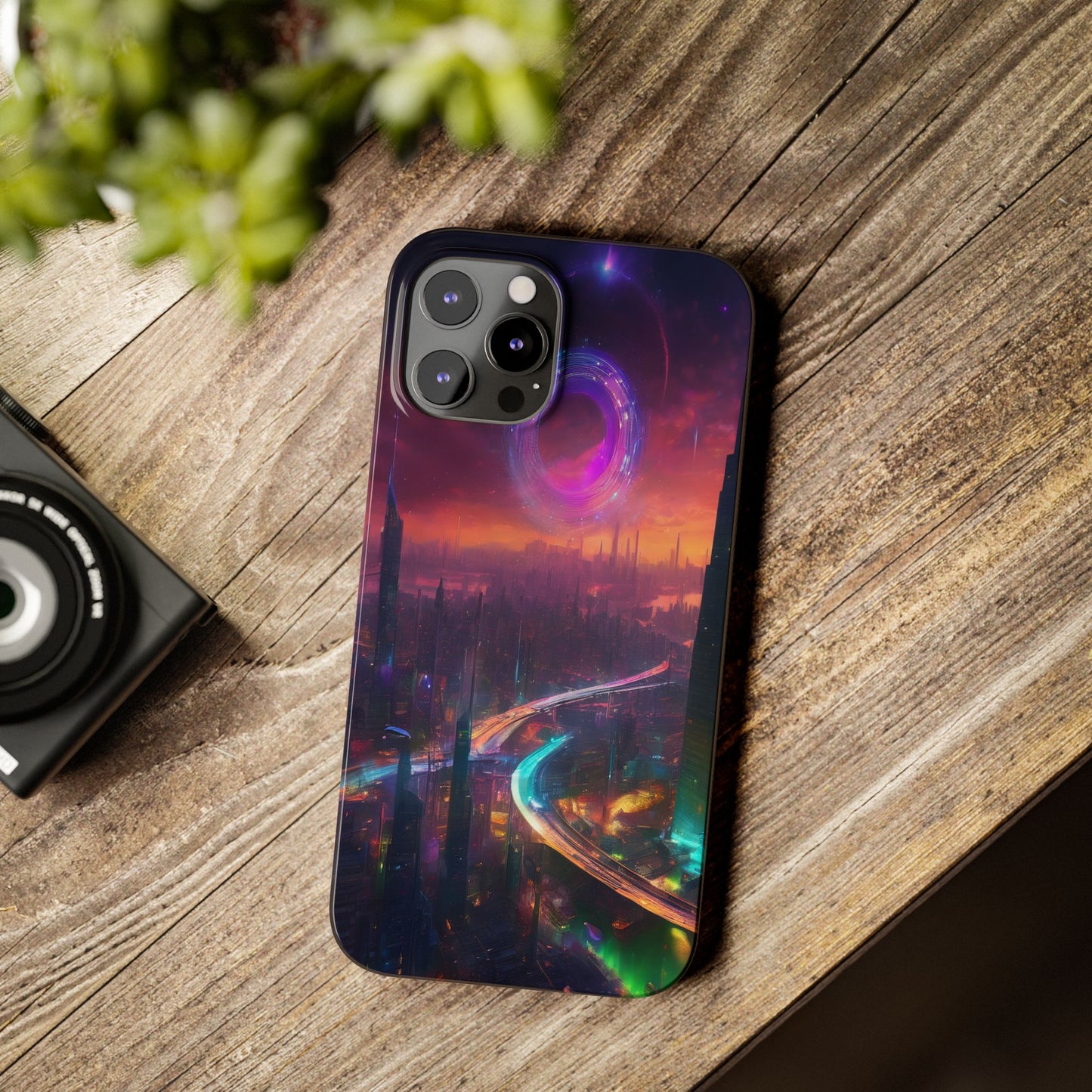 Slim Glossy Phone Case for iPhone 16 – Lexan PC