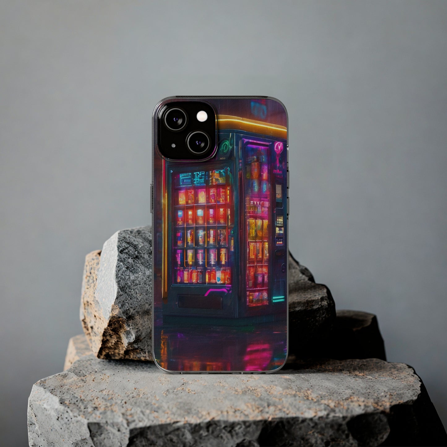 Neon Clear Silicone Phone Case - Slim & Flexible Protection