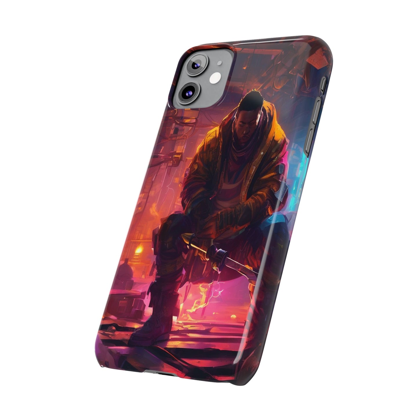 Slim Phone Case for iPhone 16 - Ultra-Thin, Glossy PC