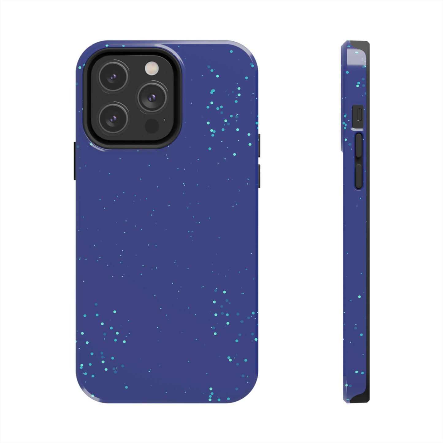 Blue Abstract Dot Pattern Tough Phone Cases, Case-Mate