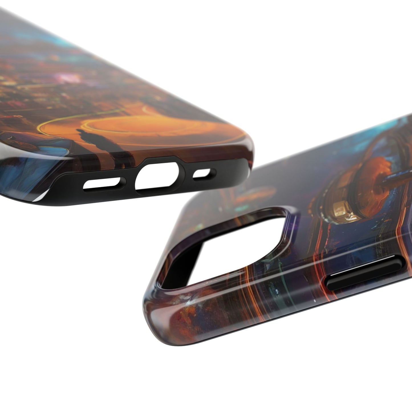 Tough Phone Case - 2-Piece Impact-Resistant Glossy Shield