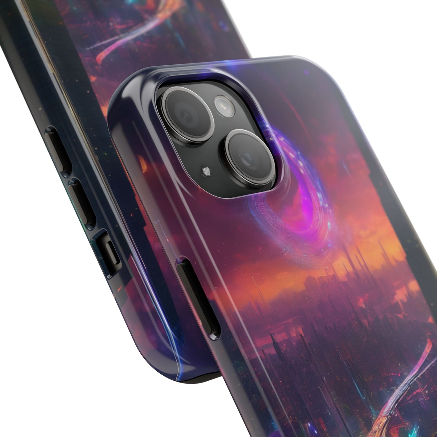 Tough Phone Case – Shockproof TPU/Polycarbonate for iPhone & Samsung