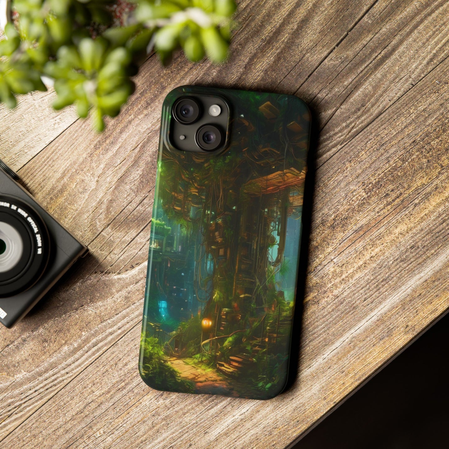 Neon Slim Phone Case for iPhone 16 Glossy Lexan