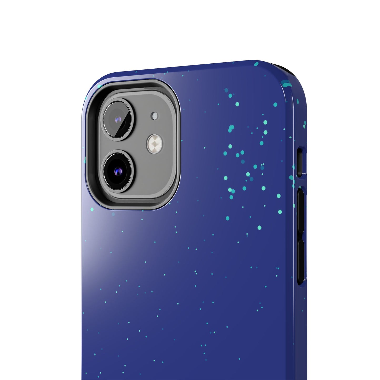 Blue Abstract Dot Pattern Tough Phone Cases, Case-Mate