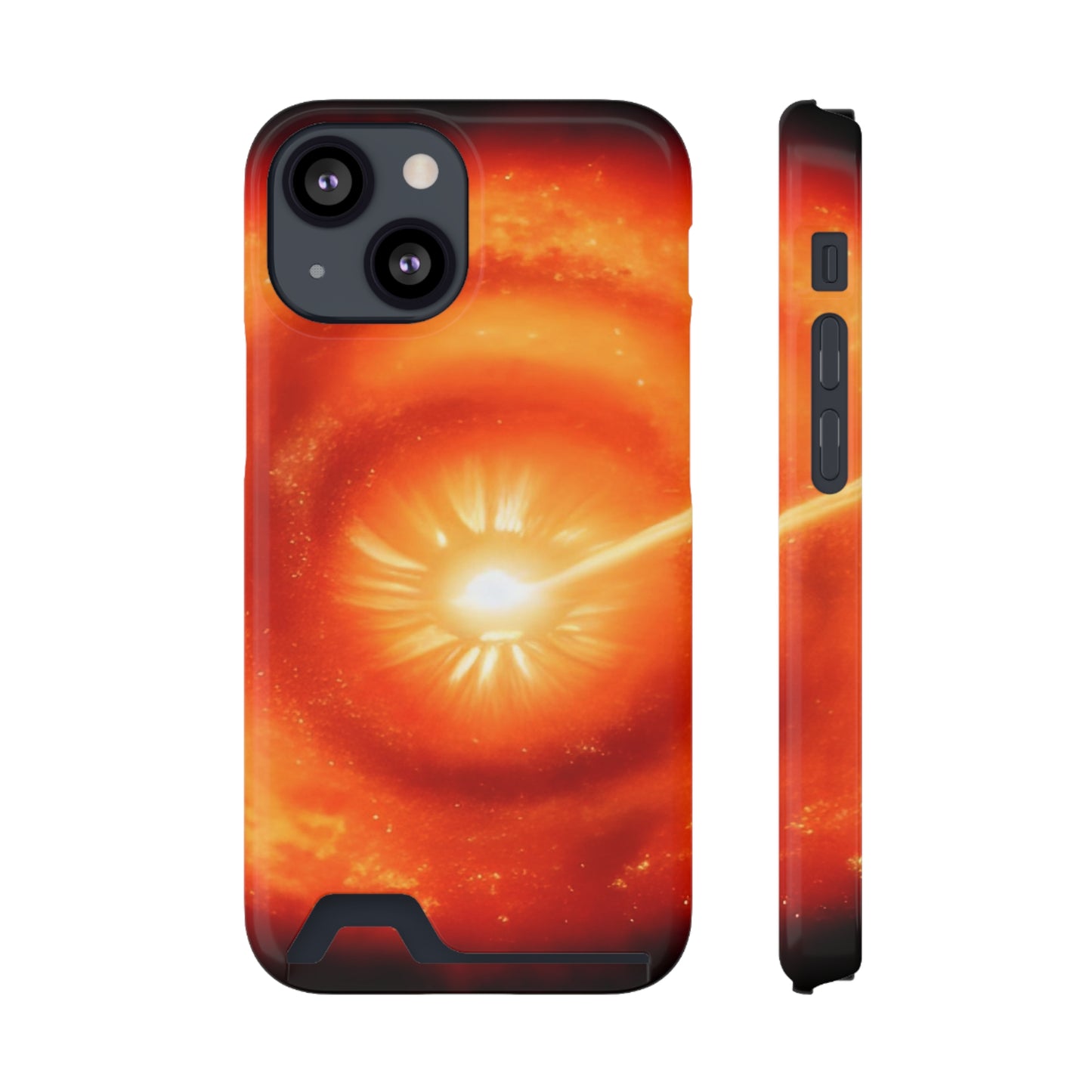 Neon Phone Case with Card Holder - MagSafe, Polycarbonate