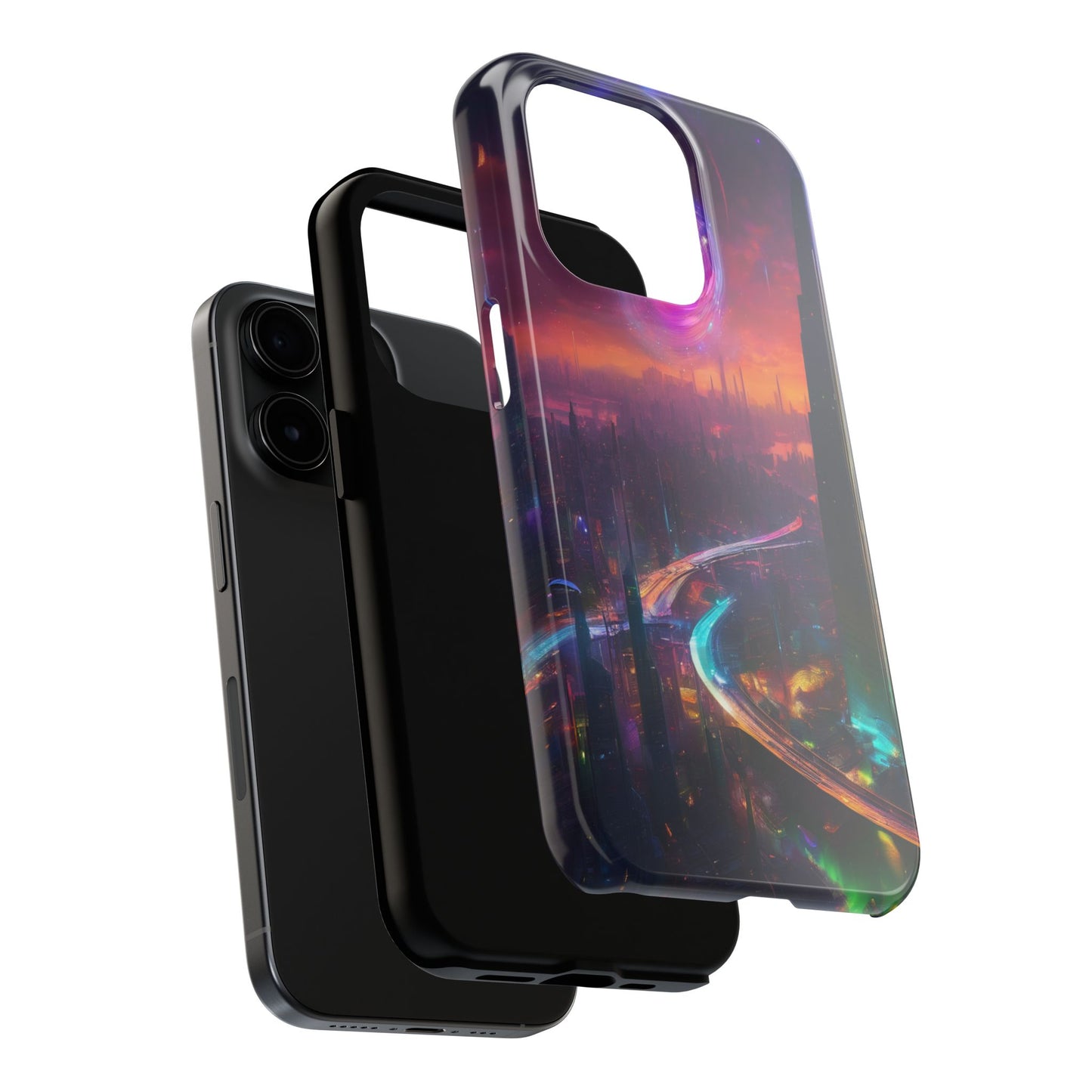 Tough Phone Case – Shockproof TPU/Polycarbonate for iPhone & Samsung