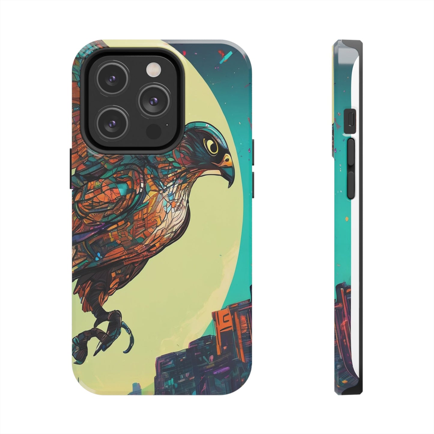 Neon Tough Phone Case - Impact-Resistant, Glossy Finish