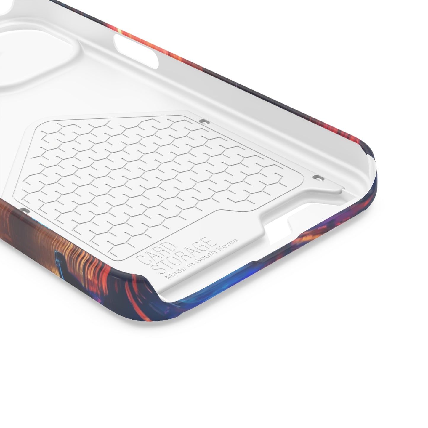 Neon Card Holder Phone Case - MagSafe, 1 Card Slot, Polycarbonate