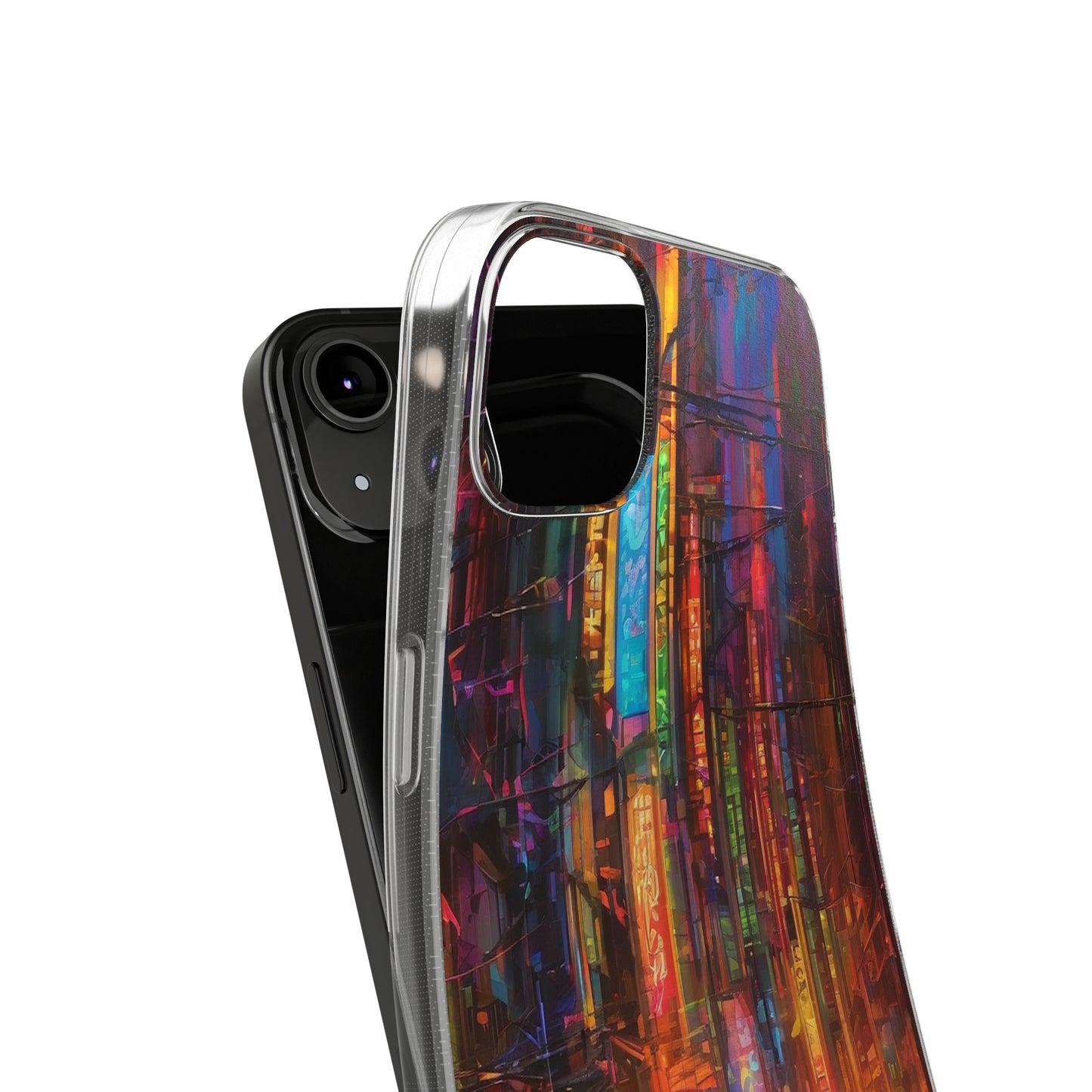 Clear Silicone Phone Case - Slim, Durable, Open-Port Design