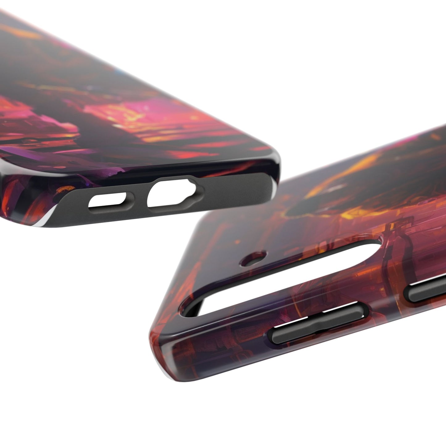 Tough Phone Case - Shockproof TPU & PC Shell for iPhone & Samsung