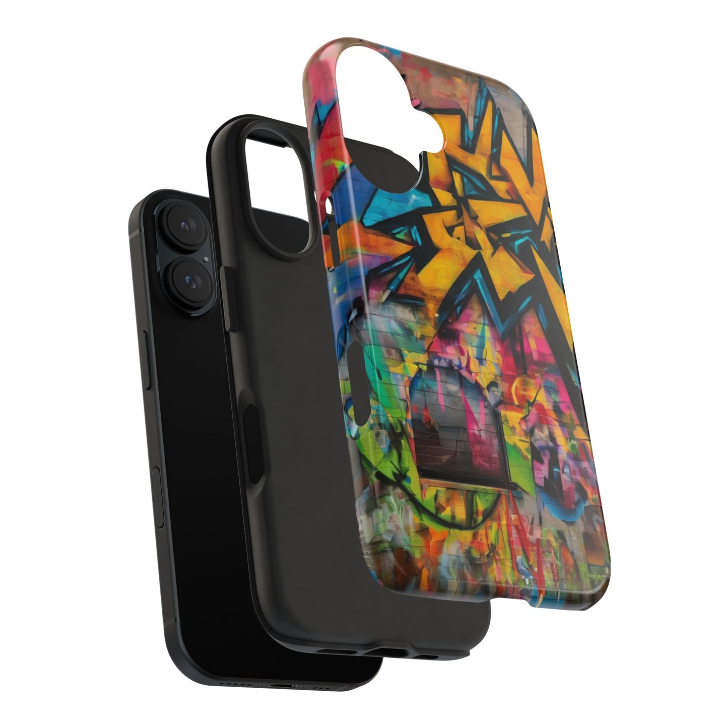 Rugged Phone Case - Impact-Resistant, Glossy Finish