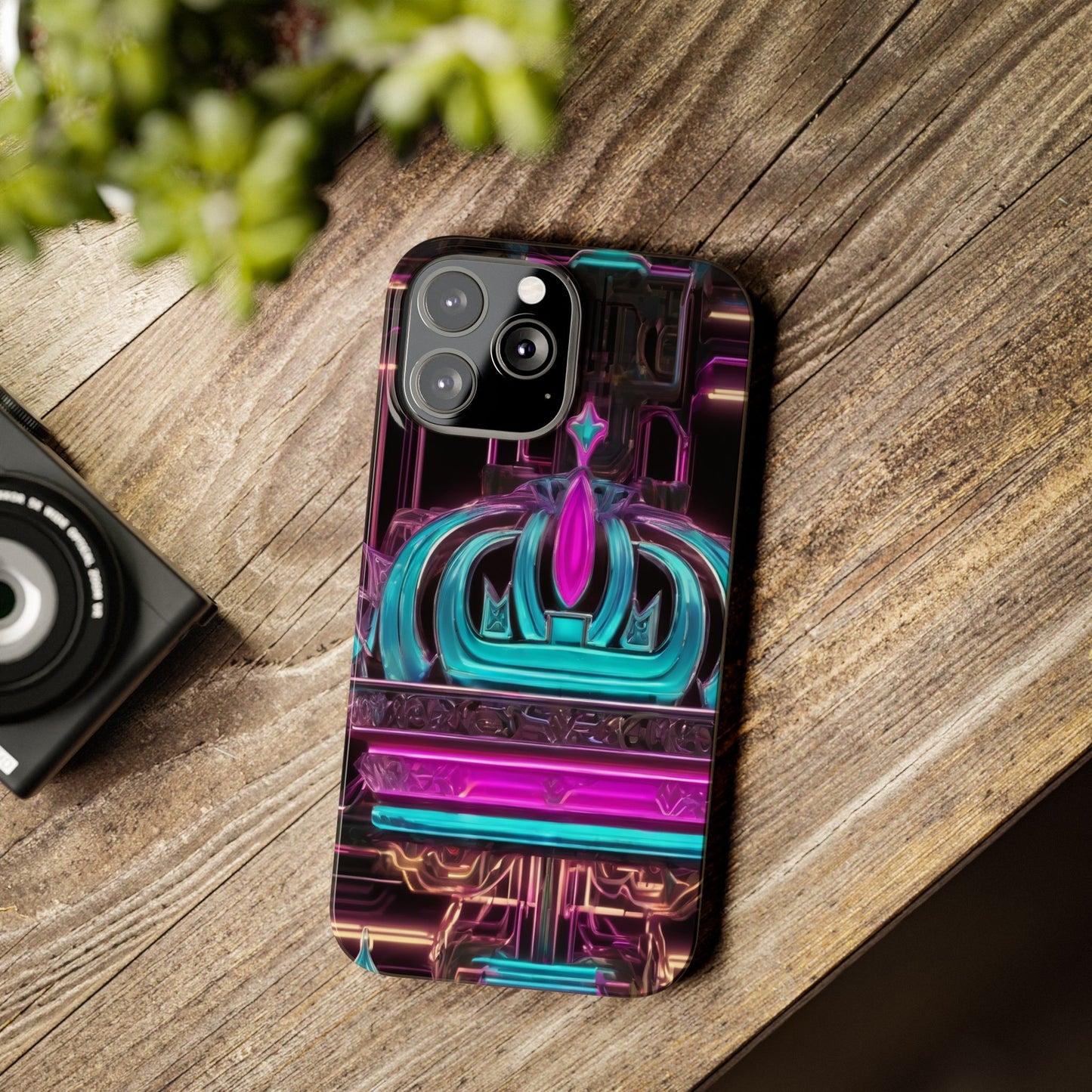 Slim Phone Case for iPhone 16 - Glossy, Lightweight, Impact-Resistant
